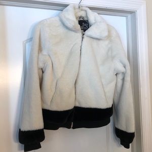 Say What fluffy jacket